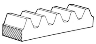 Gear Rack internal of Gear Motor