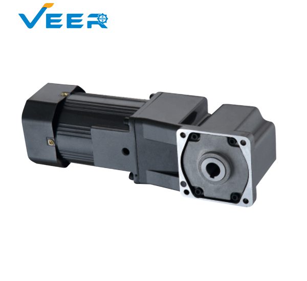 25W 4GN AC Right Angle Gear Reducer Motor, Solid Shaft Right Angle Geared Motor, Hollow Shaft Right Angle Geared Motor, Geared Motor Manufacturer, High-performance Gear Motor, VEER Geared Motor