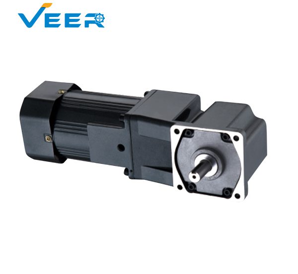 25W 4GN AC Right Angle Gear Reducer Motor, Solid Shaft Right Angle Geared Motor, Hollow Shaft Right Angle Geared Motor, Geared Motor Manufacturer, High-performance Gear Motor, VEER Geared Motor