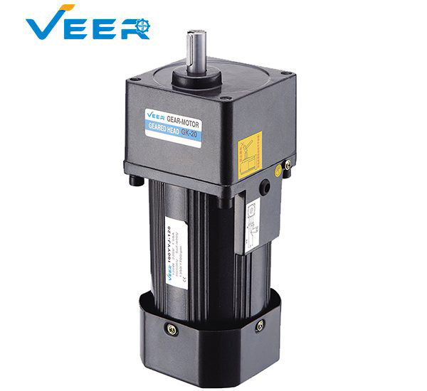 120W Gk Small AC Gear Reducer Motor, Geared Motor, Geared Motor Manufacturer, High-performance Gear Motor, VEER Geared Motor