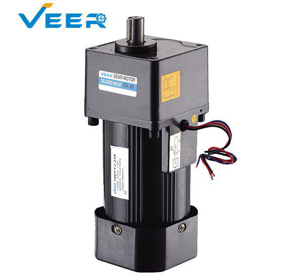 250W GK Small AC Gear Reducer Motor, Geared Motor, Geared Motor Manufacturer, High-performance Gear Motor, VEER Geared Motor